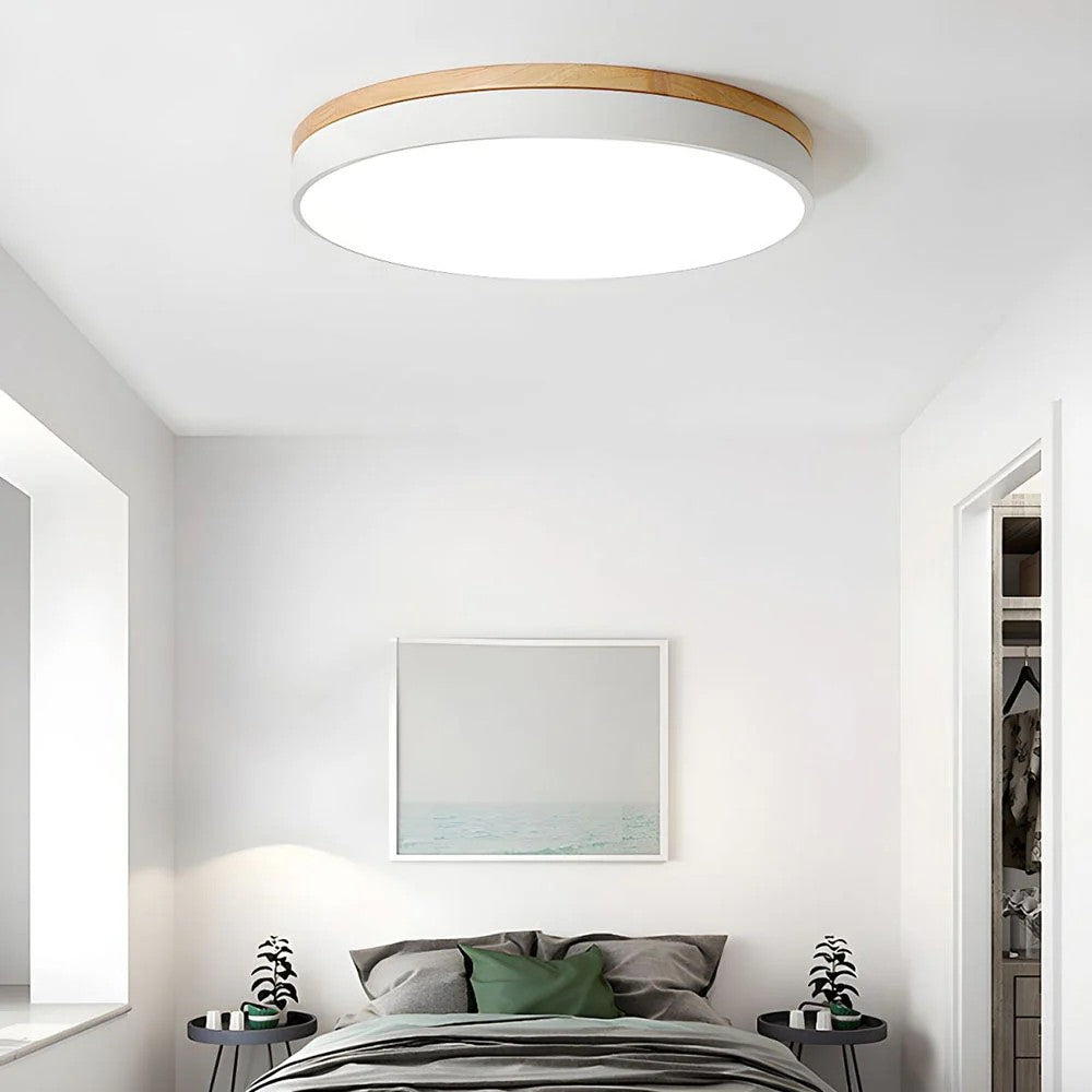 Nordic Halo Flush Light