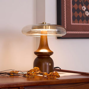 Amber Dome Table Lamp