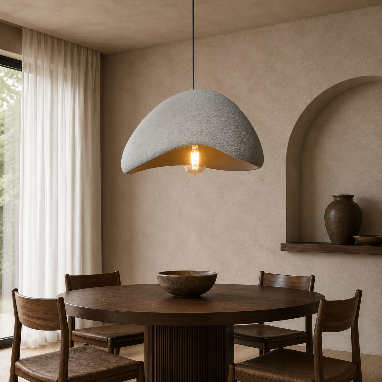 Crescent Floating Pendant