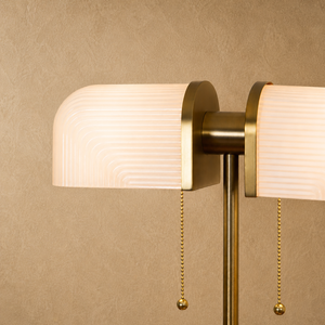 Dual Glass Vintage Lamp