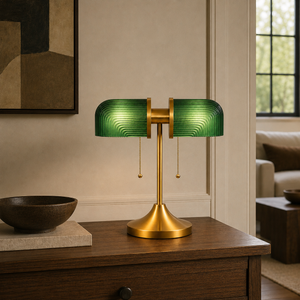Dual Glass Vintage Lamp