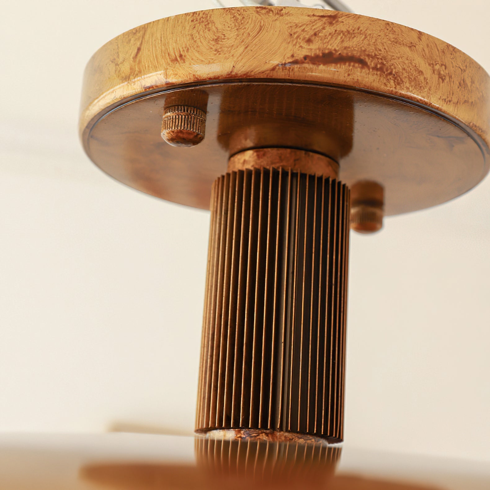 Amber Halo Flush Light