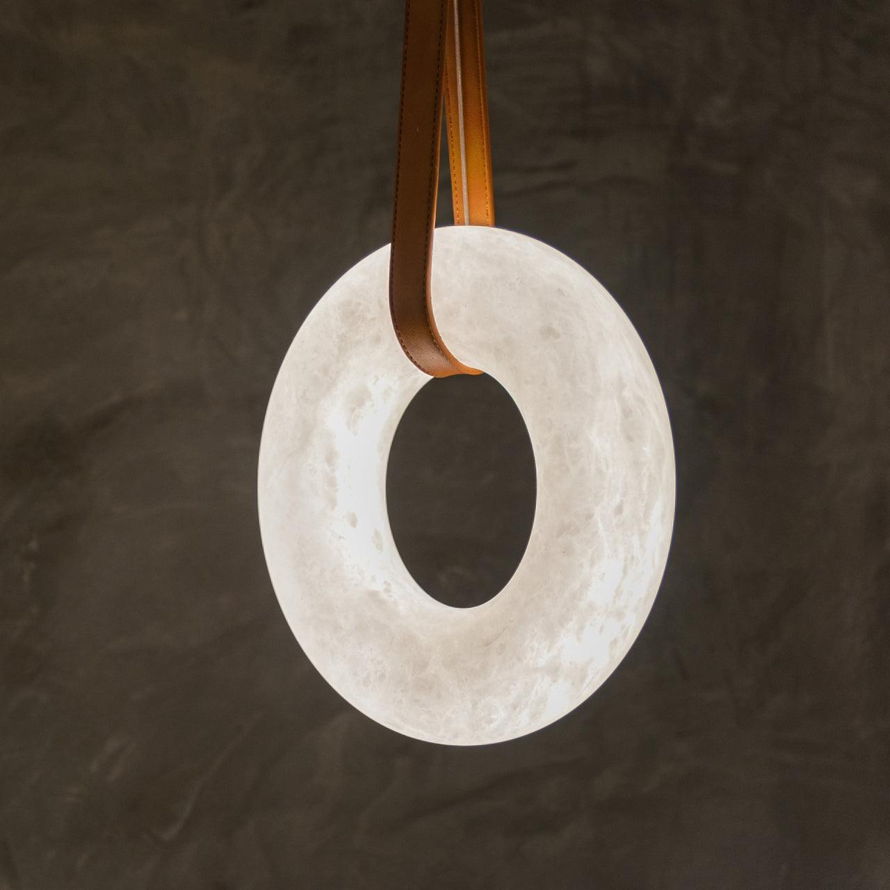 Alabaster Halo Pendant