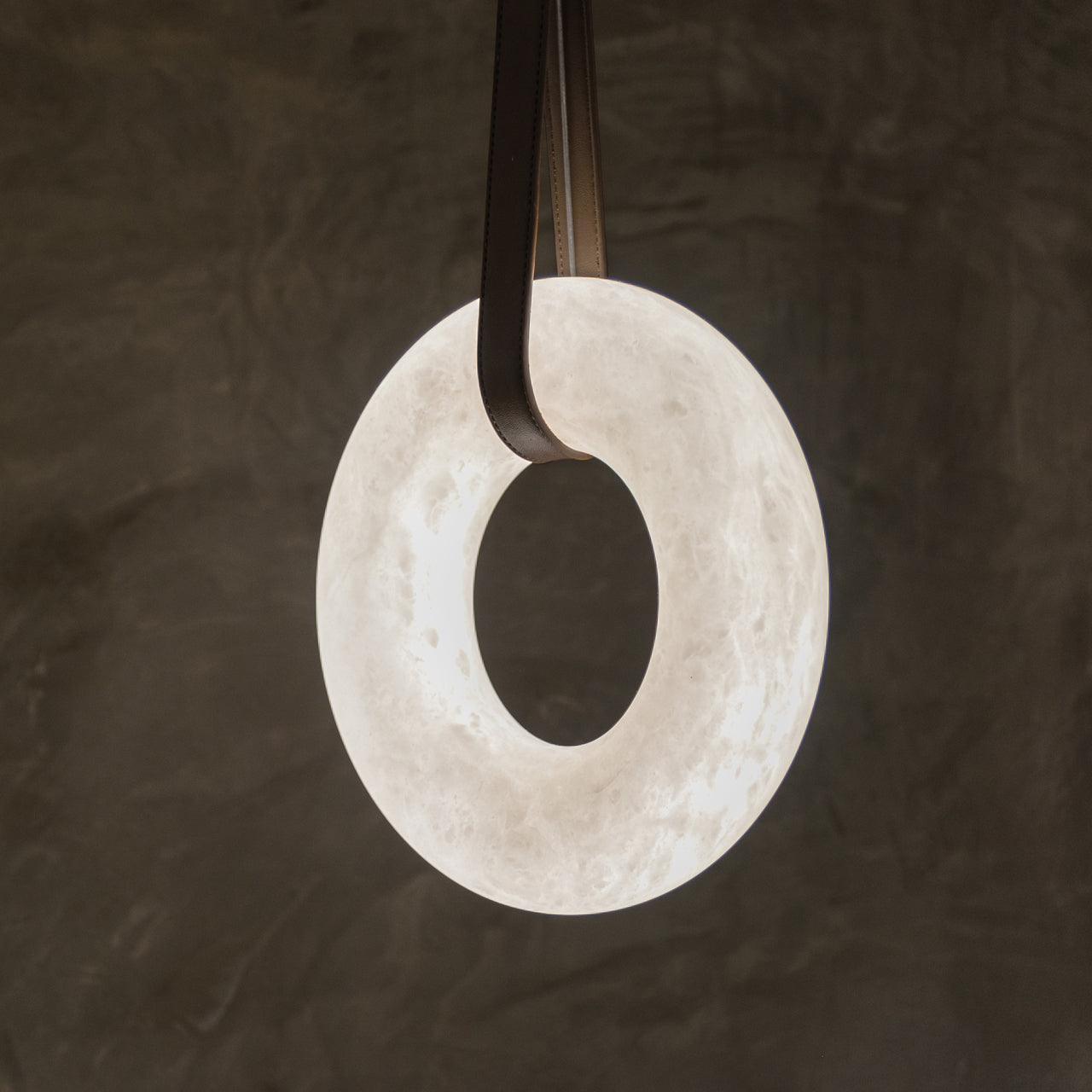 Alabaster Halo Pendant