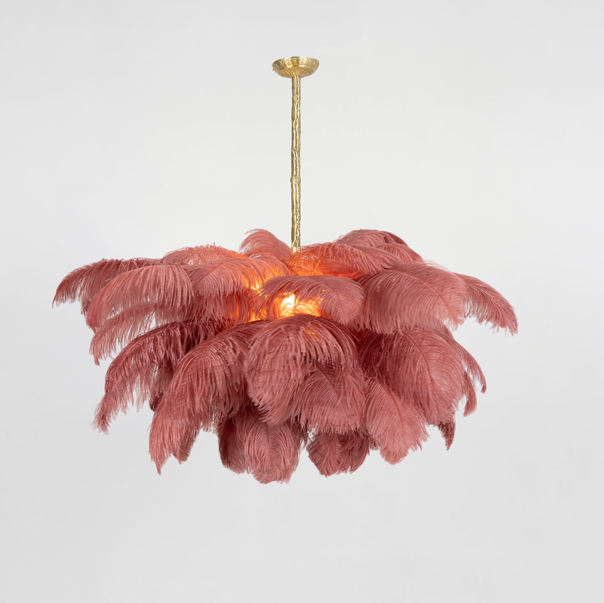 Feather Canopy Chandelier