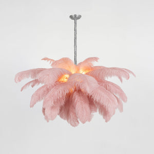 Feather Canopy Chandelier