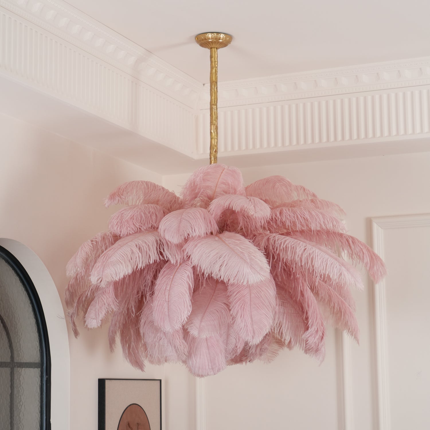 Feather Canopy Chandelier