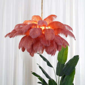 Feather Canopy Chandelier