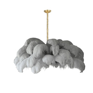 Feather Canopy Chandelier