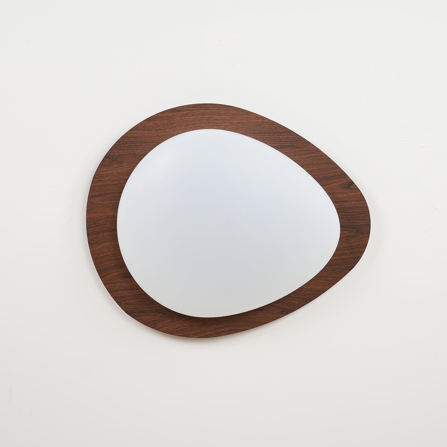 Pebble Wood Flush Light