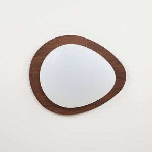 Pebble Wood Flush Light