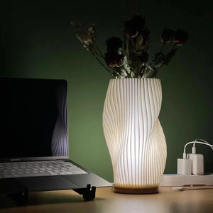 Sculpted Wave Lamp