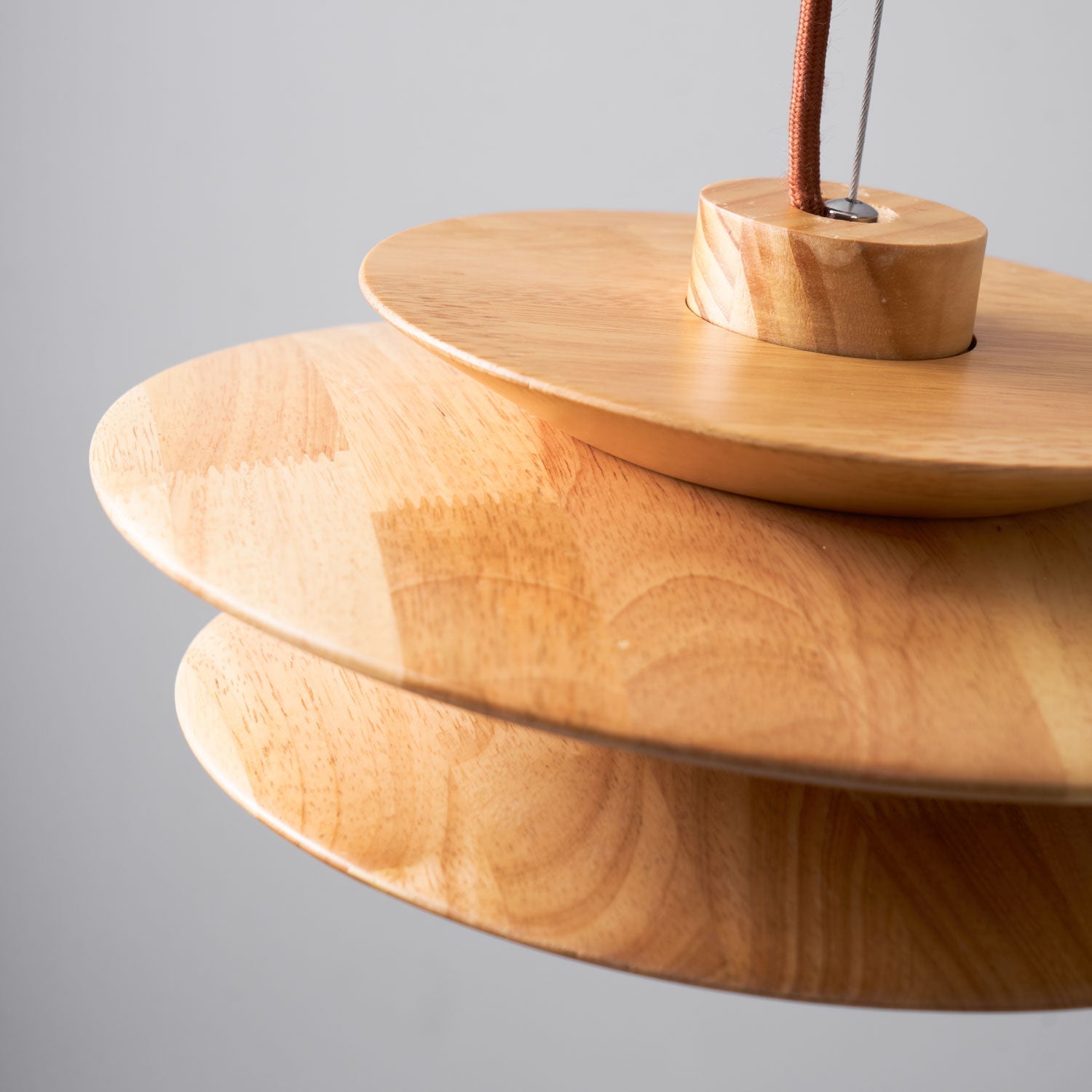 Tiered Wood Pendant
