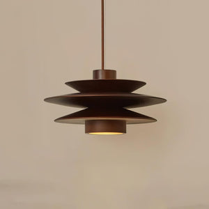 Tiered Wood Pendant