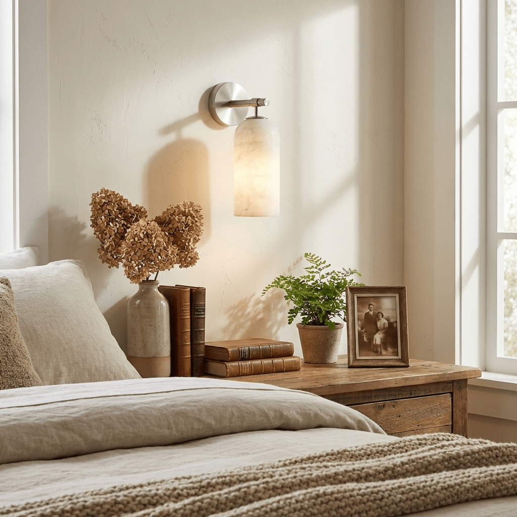 Alabaster Glow Sconce