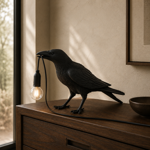 Raven Sculpture Lamp