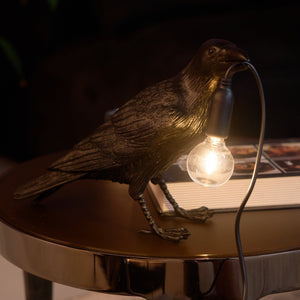 Raven Sculpture Lamp