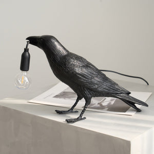 Raven Sculpture Lamp