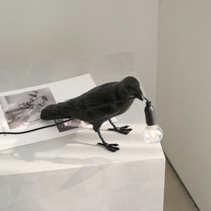Raven Sculpture Lamp