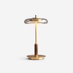 Amber Glow Table Lamp