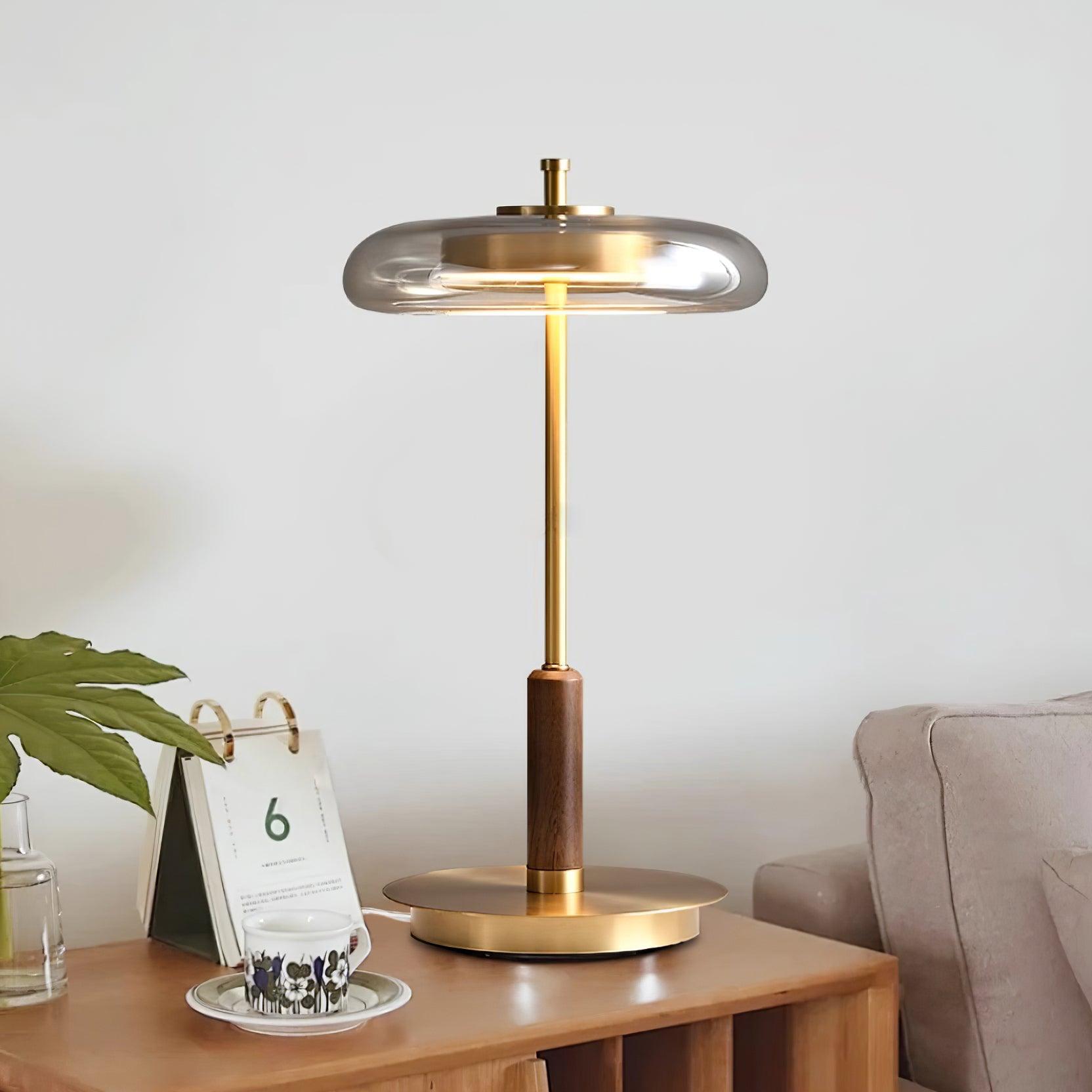 Amber Glow Table Lamp