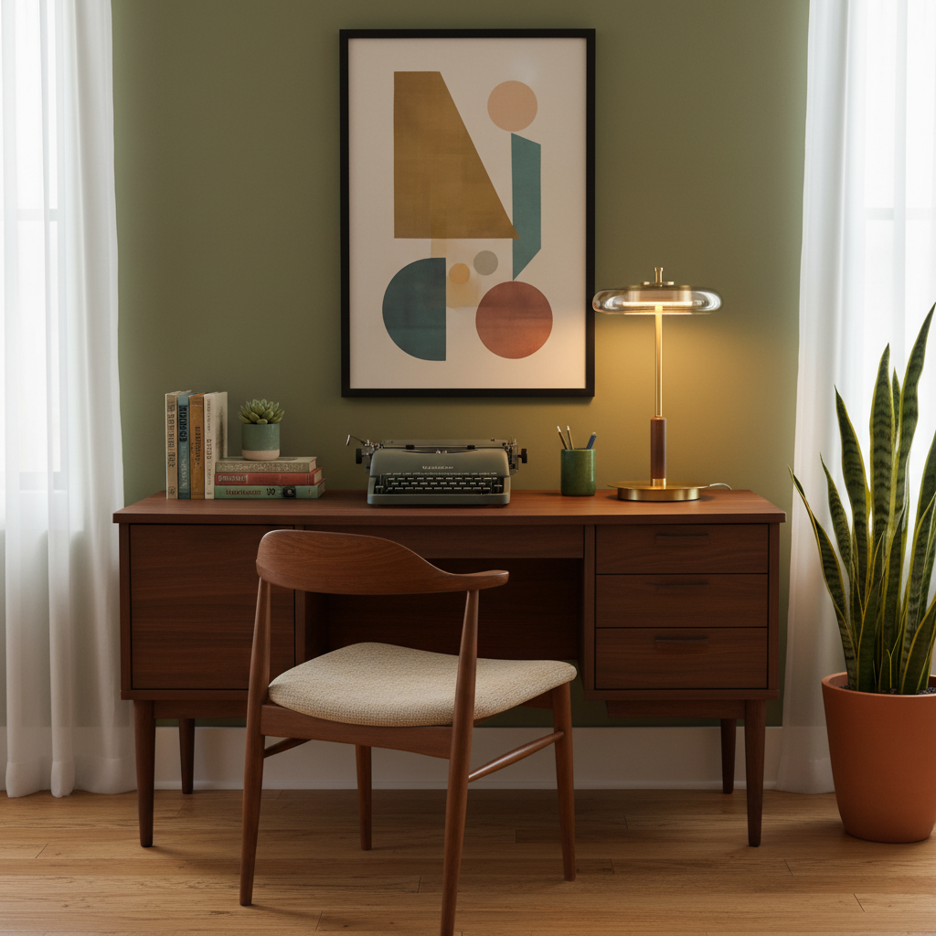 Amber Glow Table Lamp