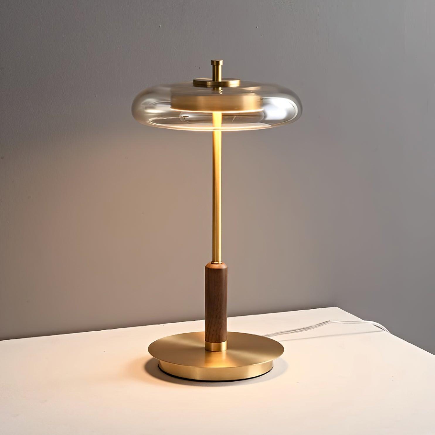 Amber Glow Table Lamp