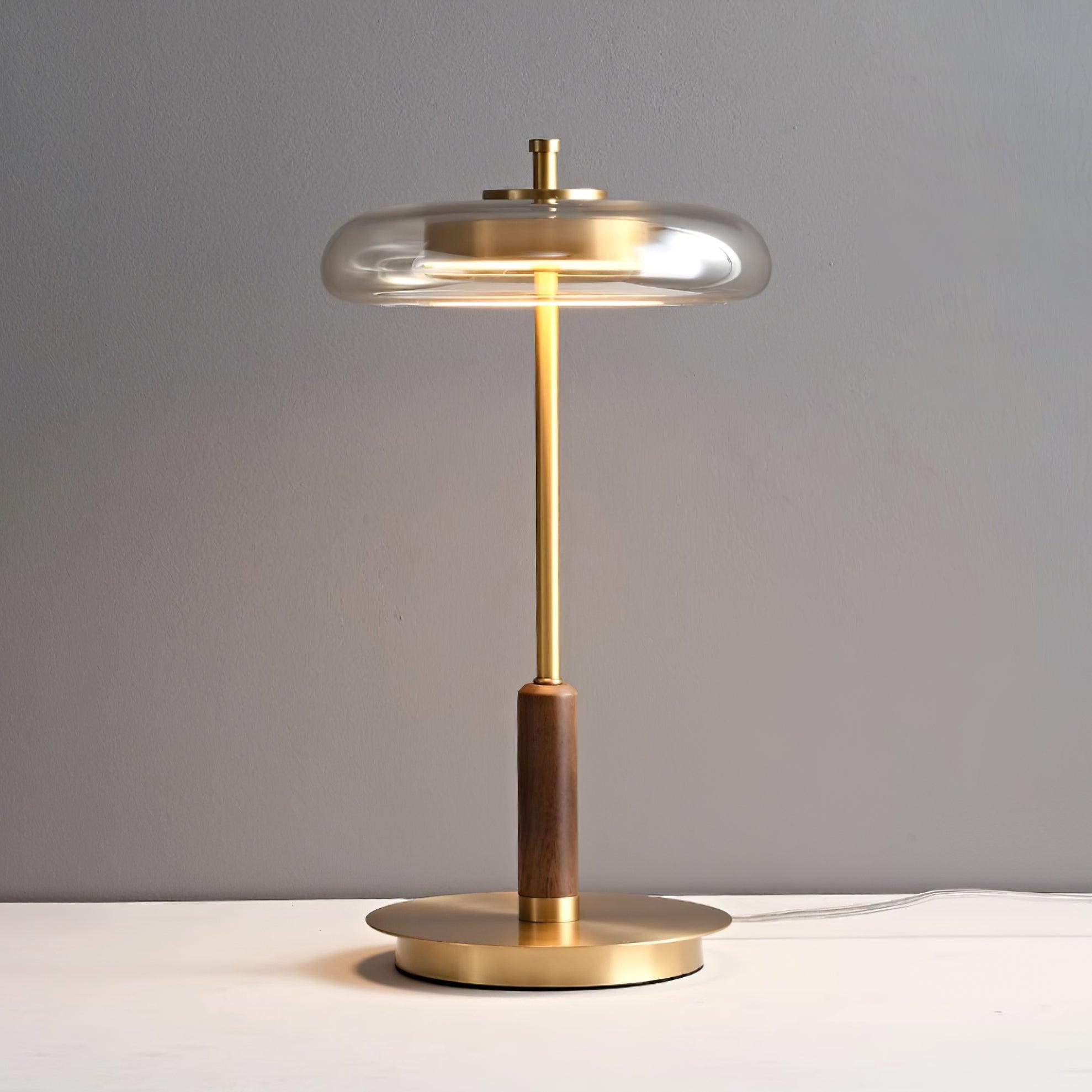 Amber Glow Table Lamp