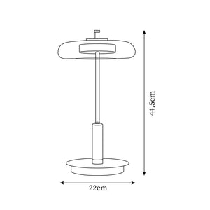 Amber Glow Table Lamp