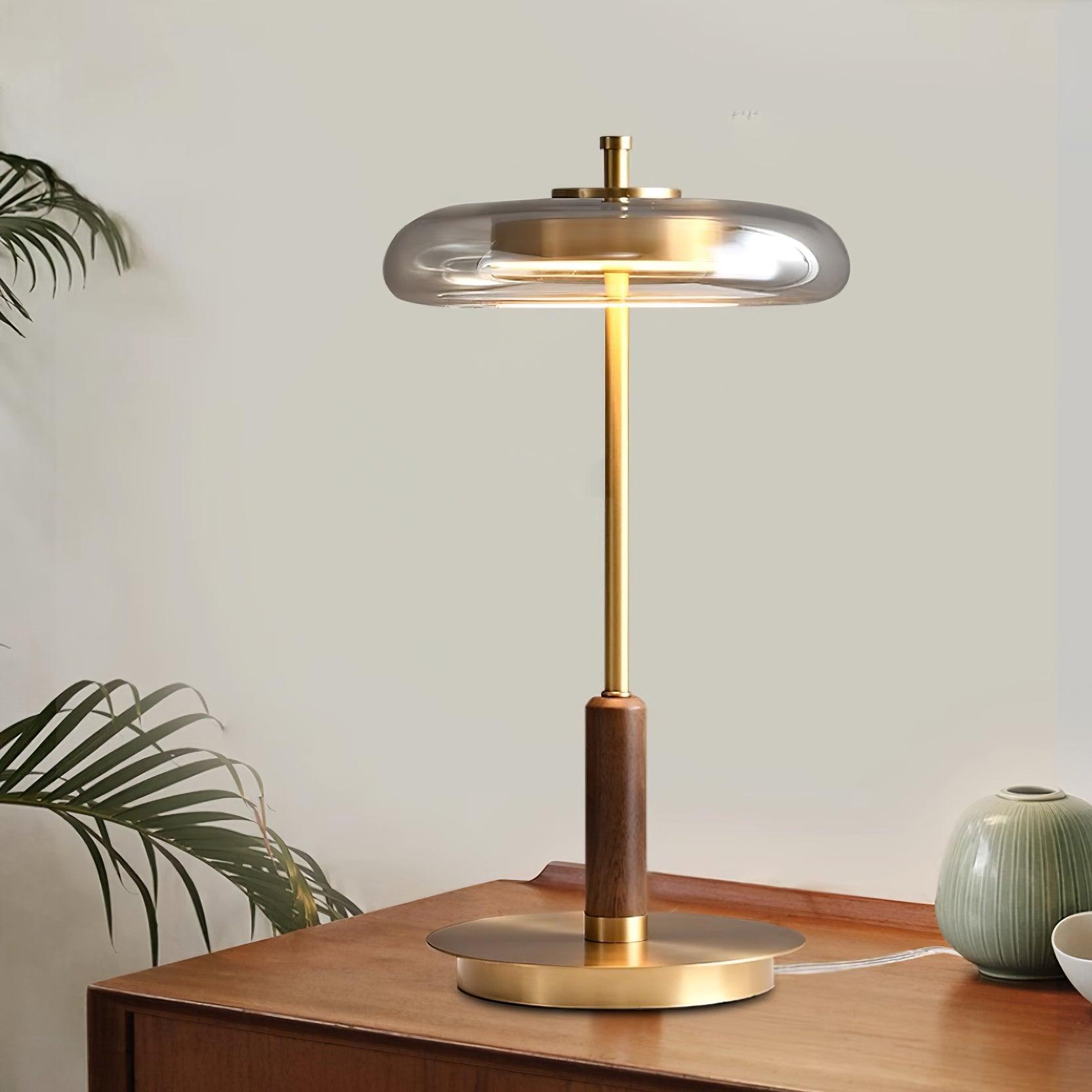Amber Glow Table Lamp