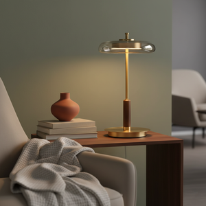 Amber Glow Table Lamp