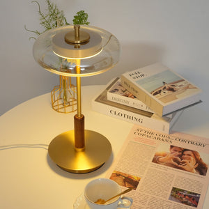 Amber Glow Table Lamp