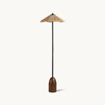 Raffia Bloom Floor Lamp
