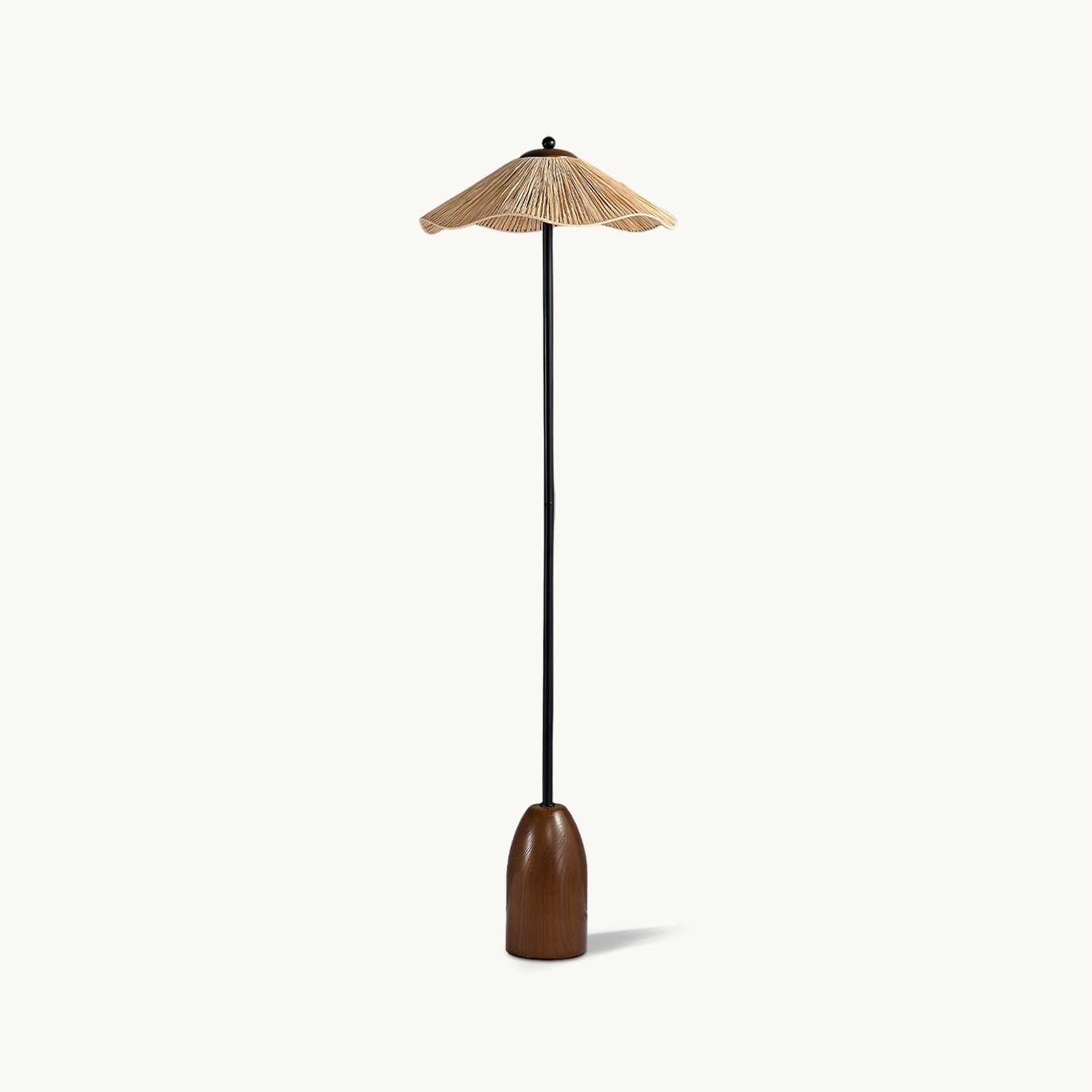 Raffia Bloom Floor Lamp