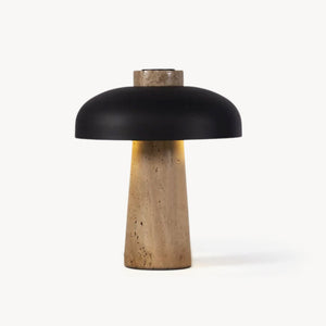 Travertine Mushroom Lamp