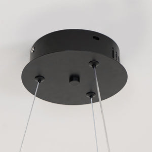 Walnut Ring Chandelier