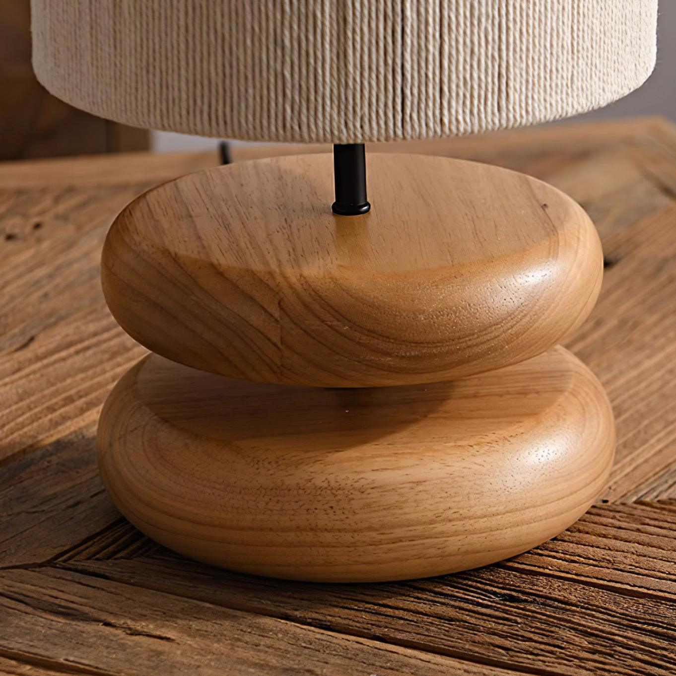Oakwood Stacked Lamp