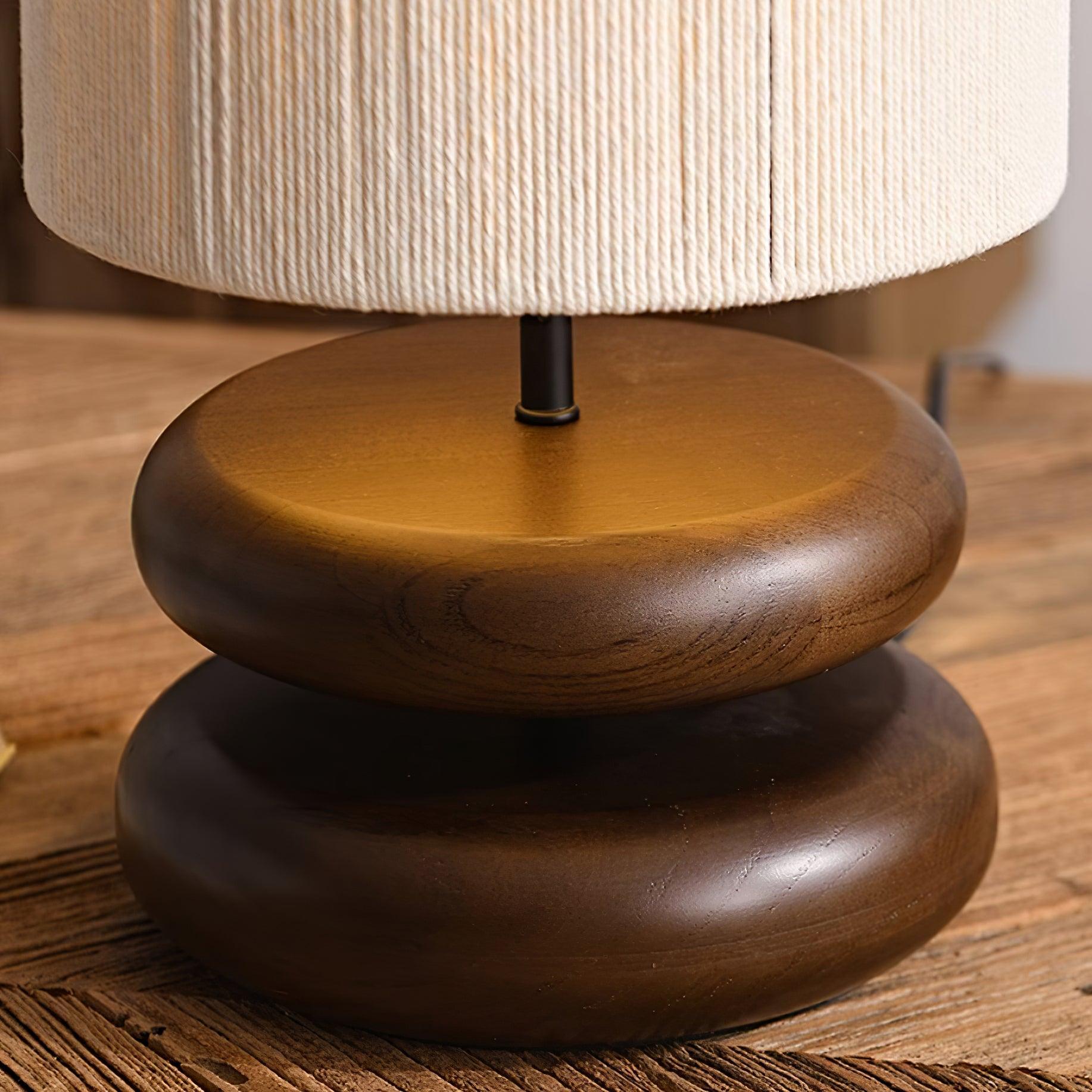 Oakwood Stacked Lamp