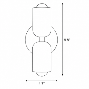 Dual Glow Wall Sconce