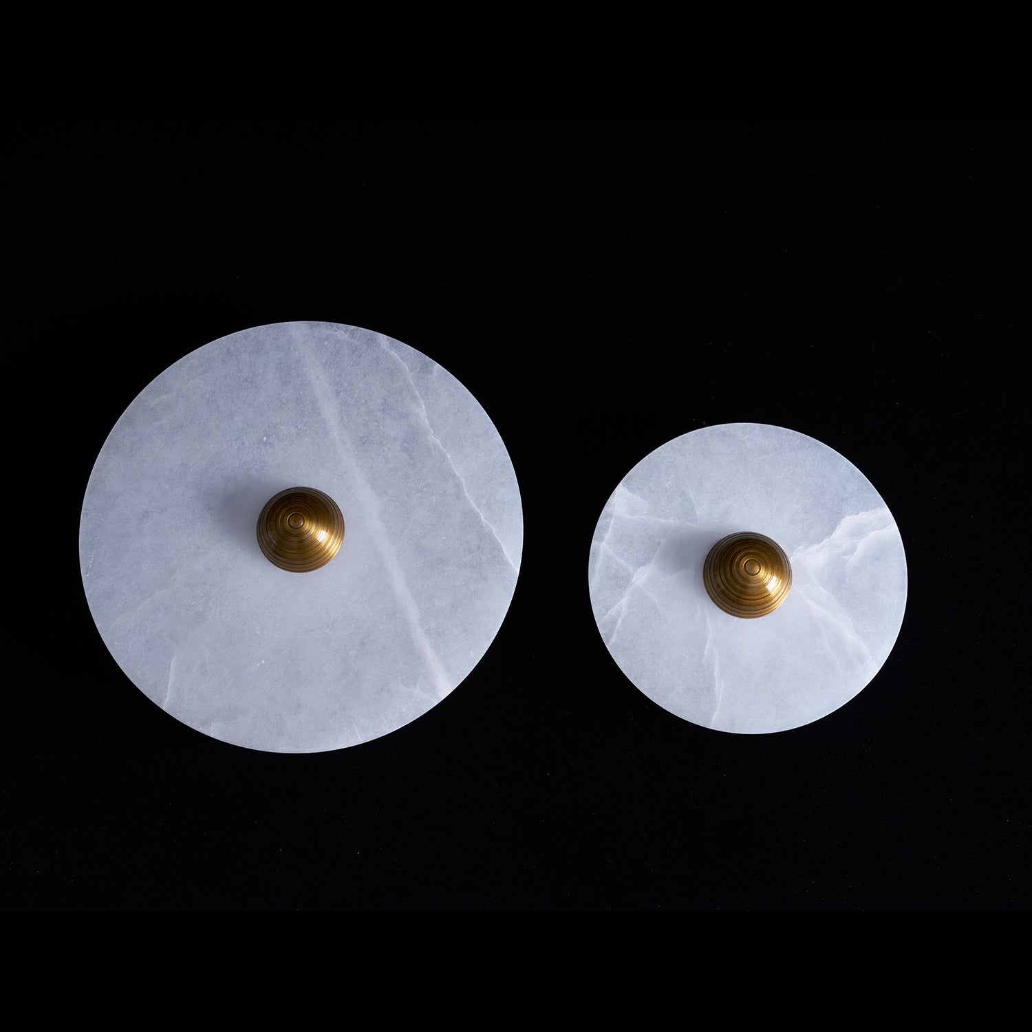 Alabaster Halo Sconce