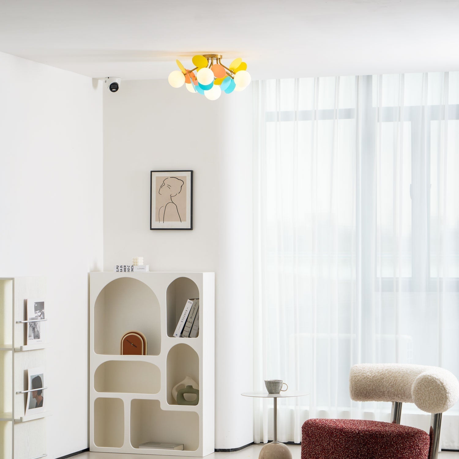 Pastel Orb Chandelier