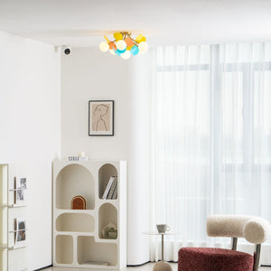 Pastel Orb Chandelier