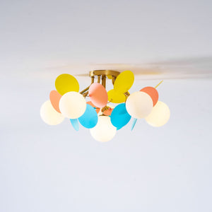 Pastel Orb Chandelier