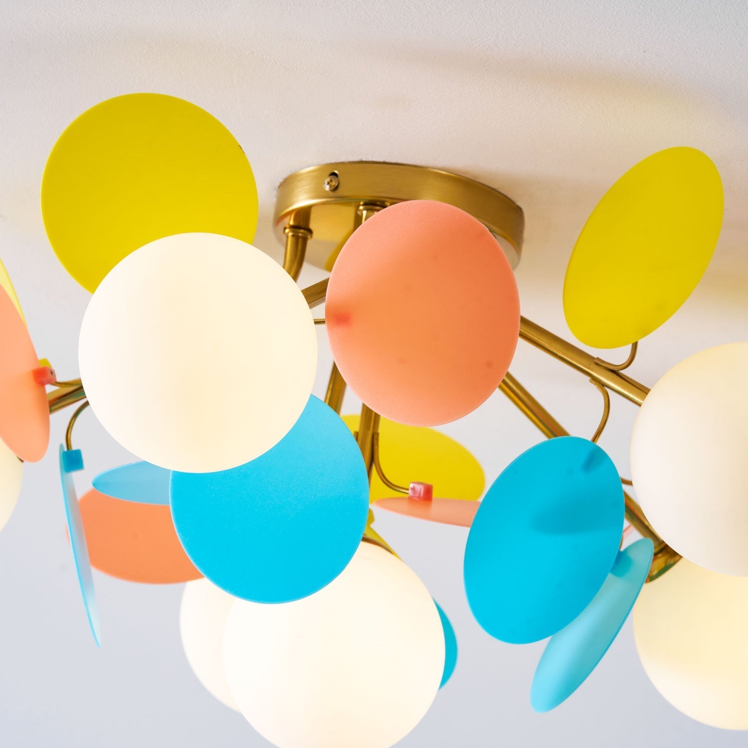 Pastel Orb Chandelier