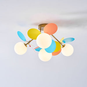 Pastel Orb Chandelier