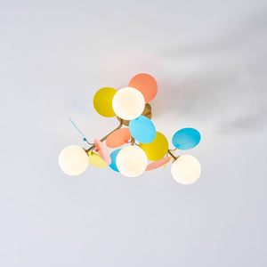 Pastel Orb Chandelier