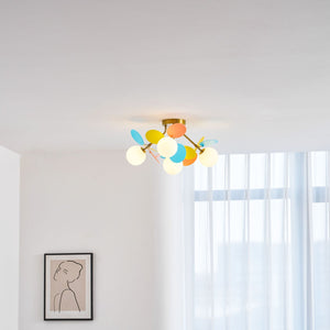 Pastel Orb Chandelier