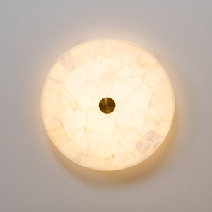 Alabaster Halo Flush