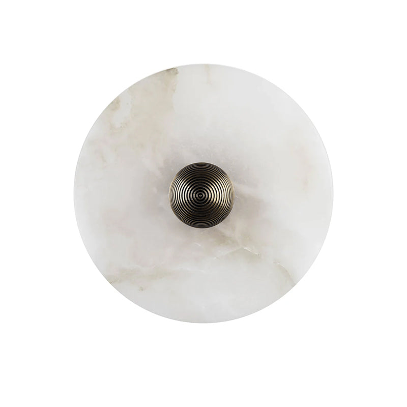 Alabaster Halo Sconce
