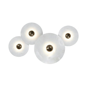 Alabaster Cluster Sconce